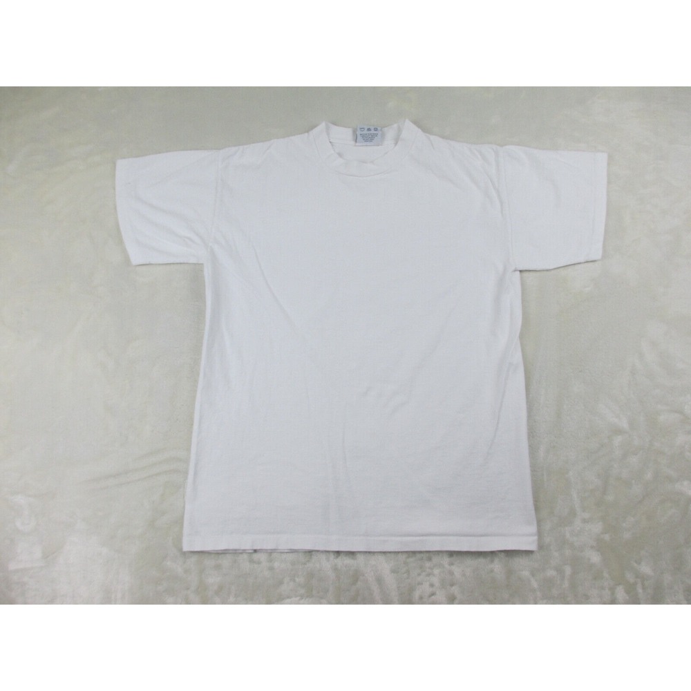 VINTAGE K2 Shirt Mens Medium White Y2K Cotton Made In USA 90s*‎
